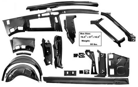 sheet metal parts for mustang